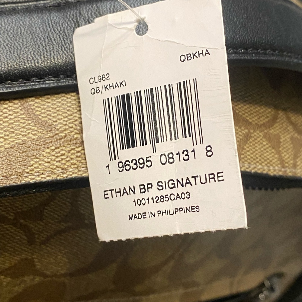 Coach Signature Ethan Backpack In Signature Canvas - Picture 8 of 12